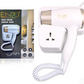 ENZO, EN-6622 Luxury Durable Customized Home Bathroom Salon Wall-Mounted Professional Hotel Silent Vertical Hair Dryer - 3000W