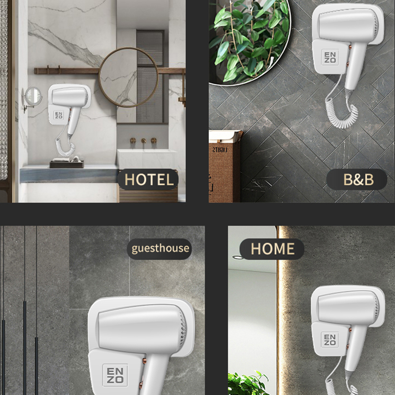 ENZO -EN-6005 Mini Hair Dryer for Hotels and Homes