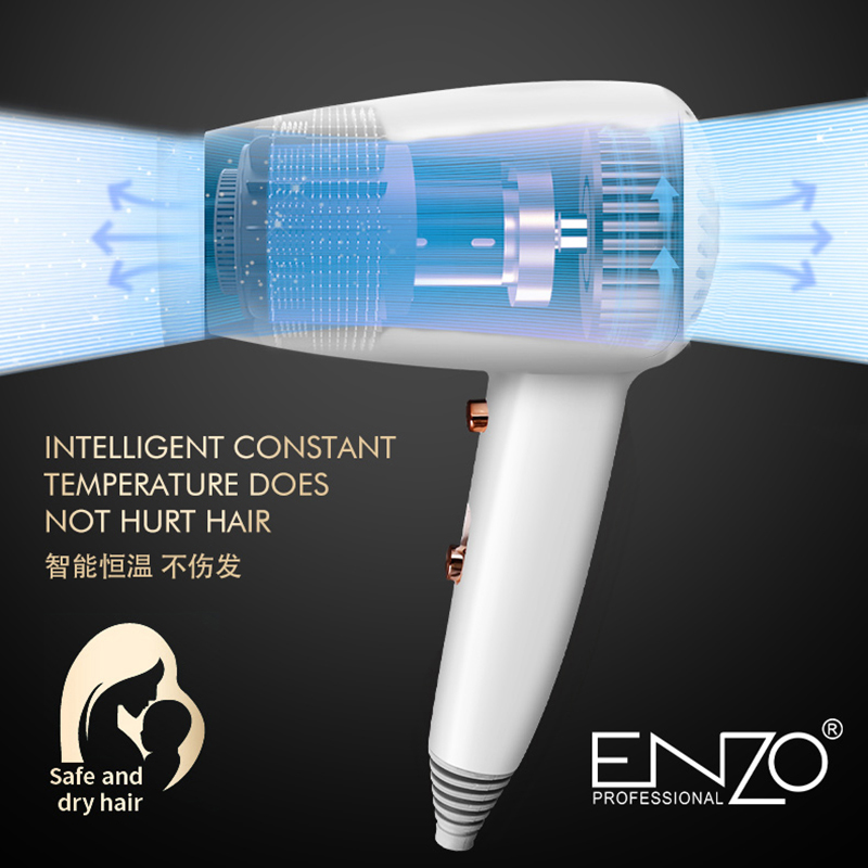 ENZO -EN-6005 Mini Hair Dryer for Hotels and Homes