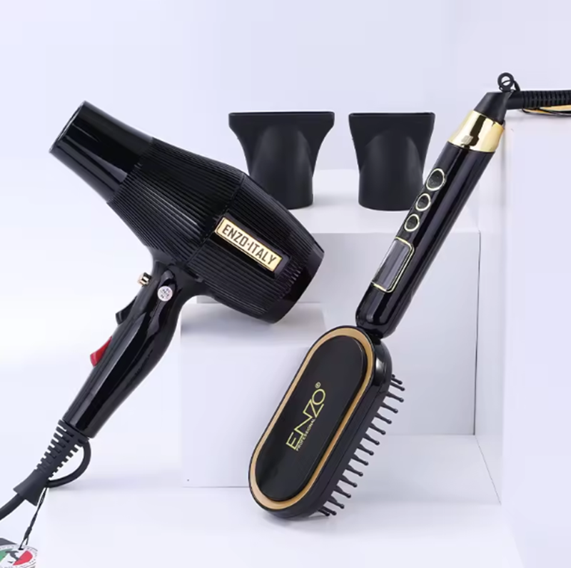 ENZO EN-6304 2-in-1 hair styler, hair dryer and straightener set, highly rated.