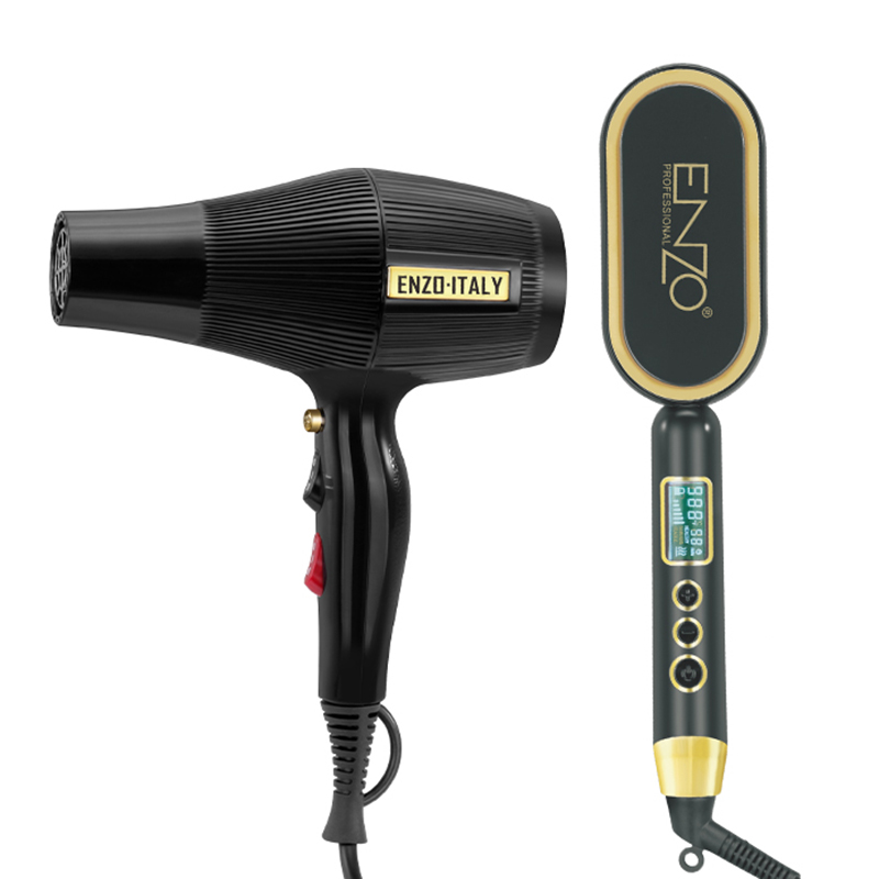 ENZO EN-6304 2-in-1 hair styler, hair dryer and straightener set, highly rated.