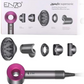 ENZO NO DY-888 Supersonic Hair Dryer, Purple-Reddish Gray