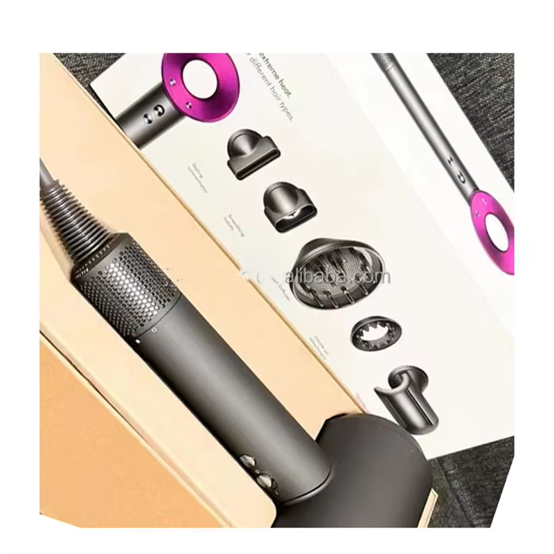 ENZO NO DY-888 Supersonic Hair Dryer, Purple-Reddish Gray