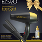 ENZO EN-3960 Ionic Hair Dryer + Tourmaline Straightener + 4 Bottles of Nourishing Hair Serum, Professional Styling Set.