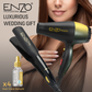ENZO EN-3960 Ionic Hair Dryer + Tourmaline Straightener + 4 Bottles of Nourishing Hair Serum, Professional Styling Set.