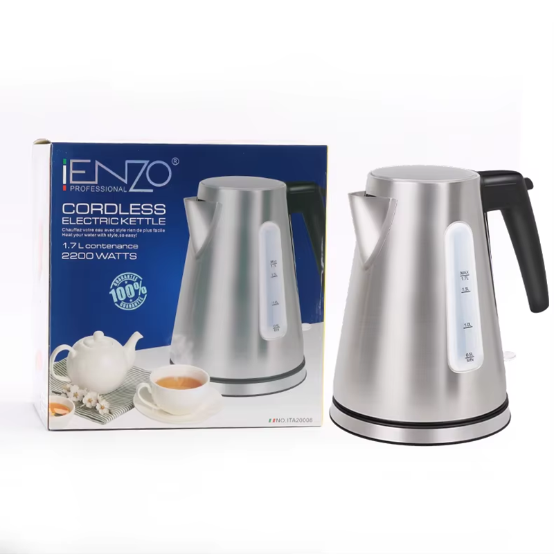 ENZO ITA-20008, 1.7L Stainless Steel Electric Kettle