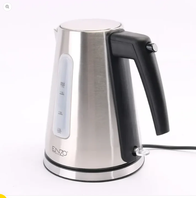 ENZO ITA-20008, 1.7L Stainless Steel Electric Kettle