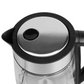 ENZO ITA-50002 Glass Stainless Steel Blue 1.7L LED Electric Kettle