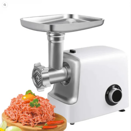 ENZO ITA-50062 Stainless Steel Electric Meat Grinder/Sausage Stuffer.