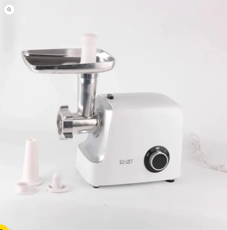 ENZO ITA-50062 Stainless Steel Electric Meat Grinder/Sausage Stuffer.