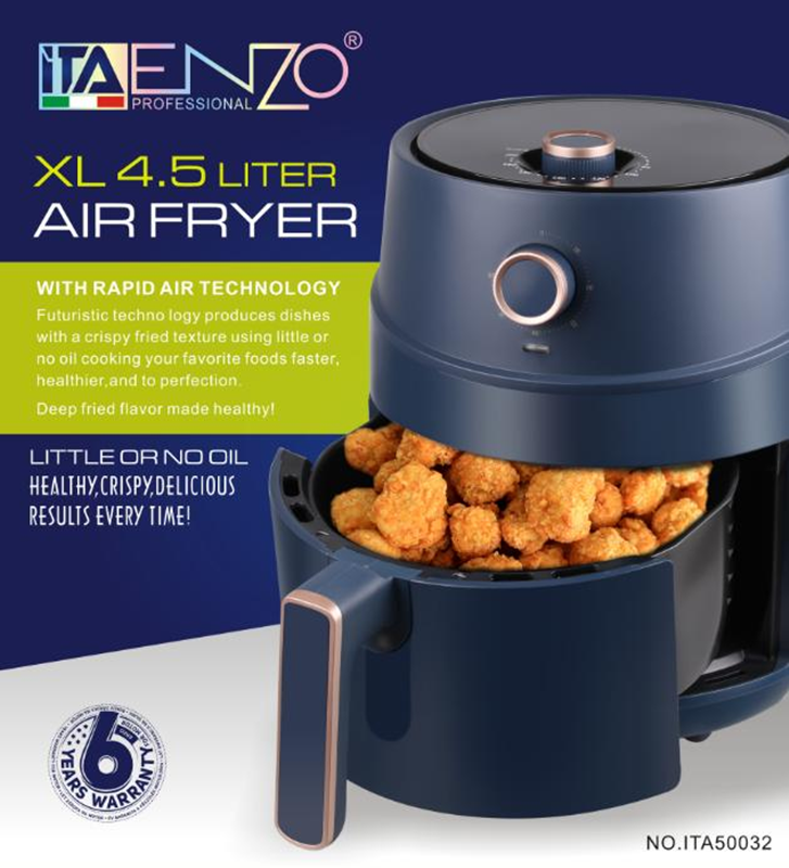ENZOITA-50032 Professional 4.5L Air Fryer.