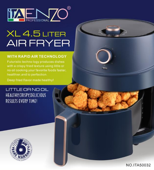 ENZOITA-50032 Professional 4.5L Air Fryer.