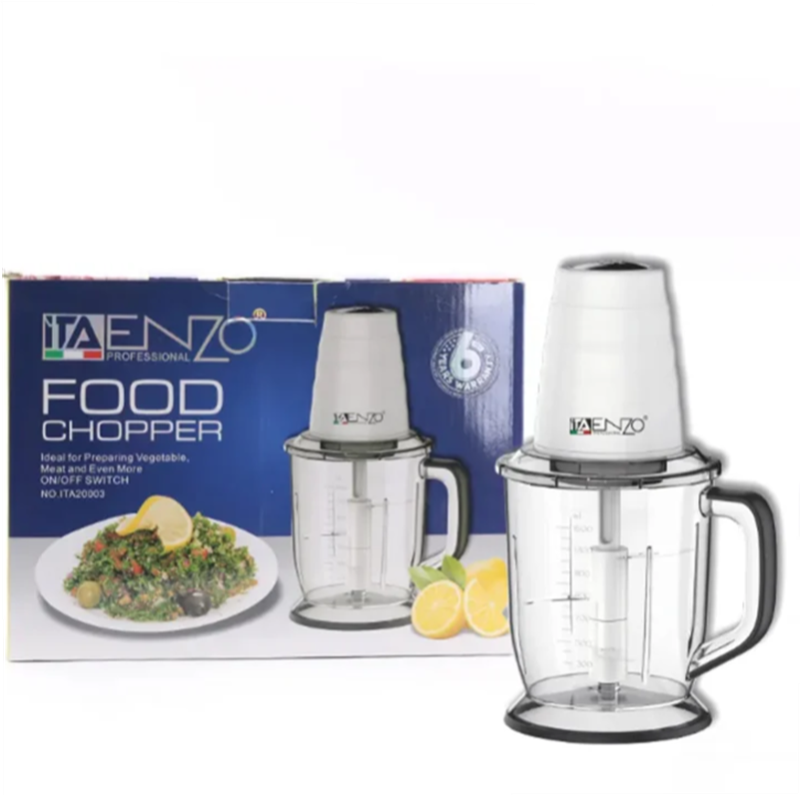 ENZO ITA20003 food chopper, 300 watts, 1.5 liters