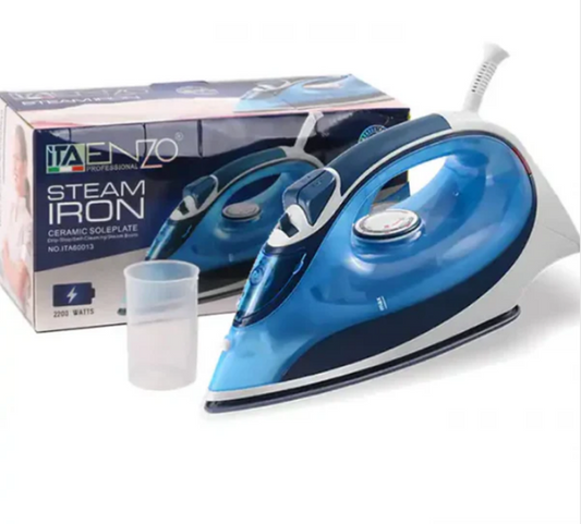 ENZO ITA-60013 Automatic Power-Off Self-Cleaning Anti-Drip Professional Electric Steam Iron