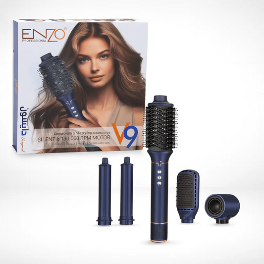 ENZO EN-754, 5-in-1 Ultrasonic Hair Styling Kit