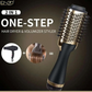 ENZO EN-4116 Electric Hair Straightener, One-Step Professional Hair Styling Comb, Hot Air Styling Comb