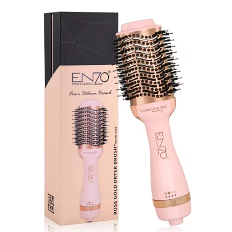 Enzo EN-6209 Rose Gold Hair Dryer Comb
