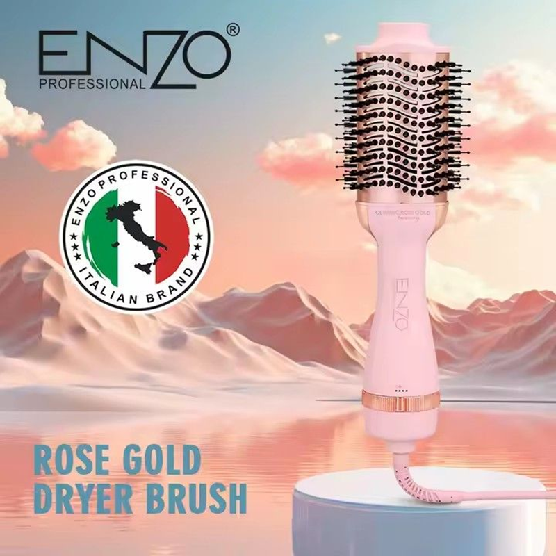 Enzo EN-6209 Rose Gold Hair Dryer Comb
