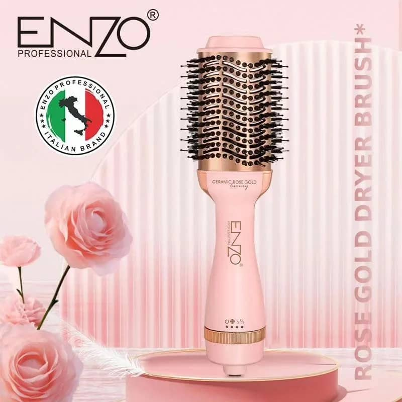 Enzo EN-6209 Rose Gold Hair Dryer Comb