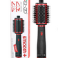ENZO EN-4123 Straightening and Curling Styling Comb, a fast-rotating hot air comb that can be used to dry hair at the same time.