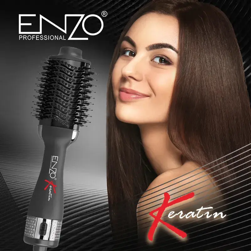ENZO EN-6218 Ionic 3-in-1 Volumizing Styling Comb