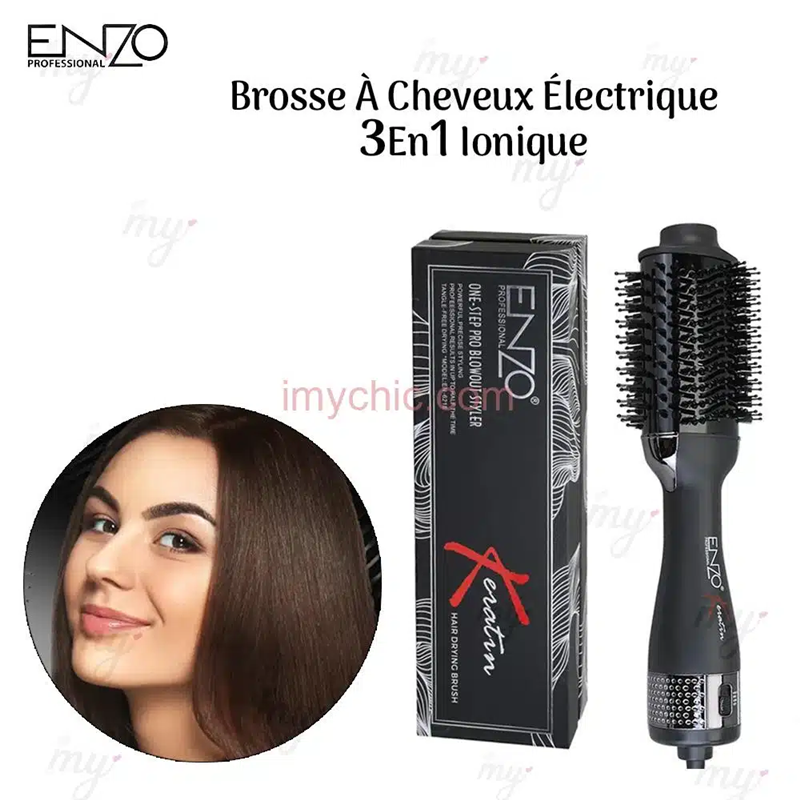 ENZO EN-6218 Ionic 3-in-1 Volumizing Styling Comb