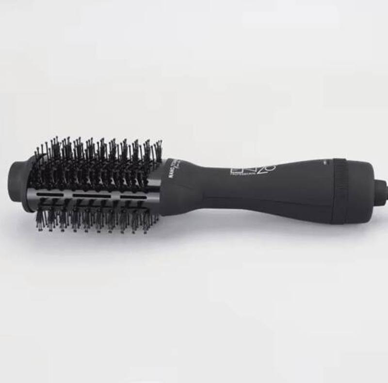 Enzo-6215 Black Titanium Volumizing Styling Comb, 2-in-1 Hair Dryer Styling Tool | Suitable for all hair types