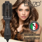 Enzo-6215 Black Titanium Volumizing Styling Comb, 2-in-1 Hair Dryer Styling Tool | Suitable for all hair types