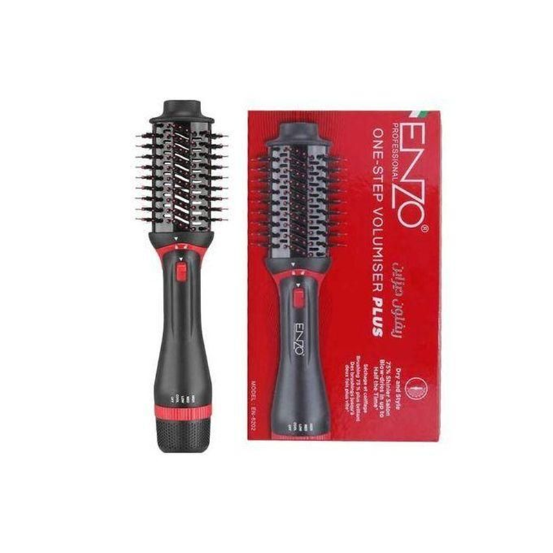 ENZO EN-6202 Professional Rotary Hot Air Comb, Hair Dryer, and Styling Tool