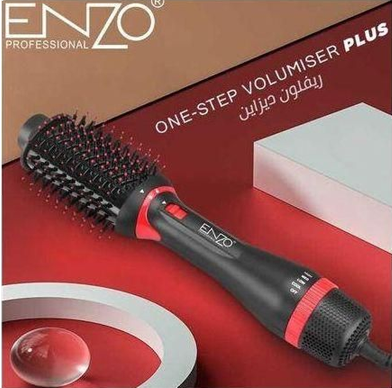 ENZO EN-6202 Professional Rotary Hot Air Comb, Hair Dryer, and Styling Tool