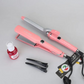 ENZO EN-3886 Professional Salon-Grade Electric Curling Iron, 2-in-1 Straightener and Curler.