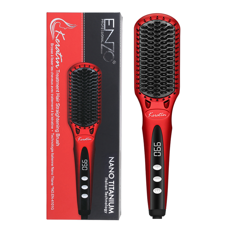 ENZO EN-4101G Fast Hair Straightener, Heated Comb for Women