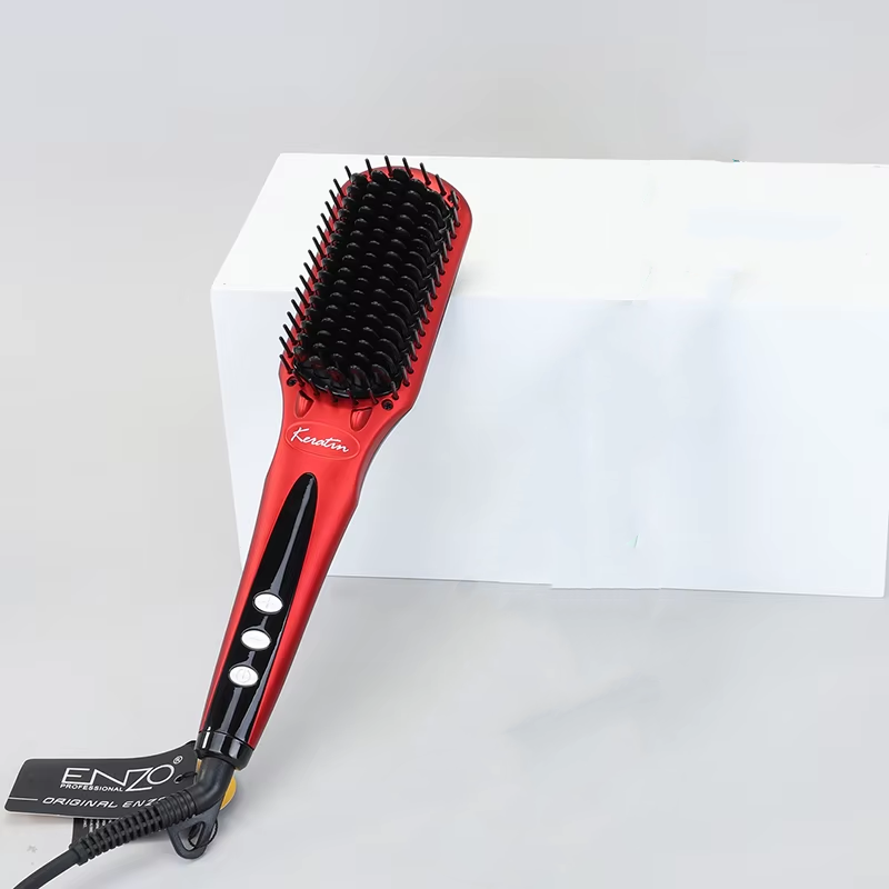 ENZO EN-4101G Fast Hair Straightener, Heated Comb for Women