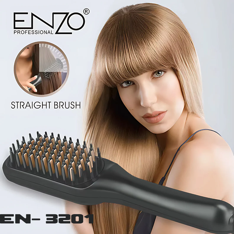 ENZO EN-3201 Ceramic Heated Electric Hair Straightener