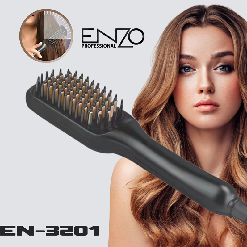 ENZO EN-3201 Ceramic Heated Electric Hair Straightener