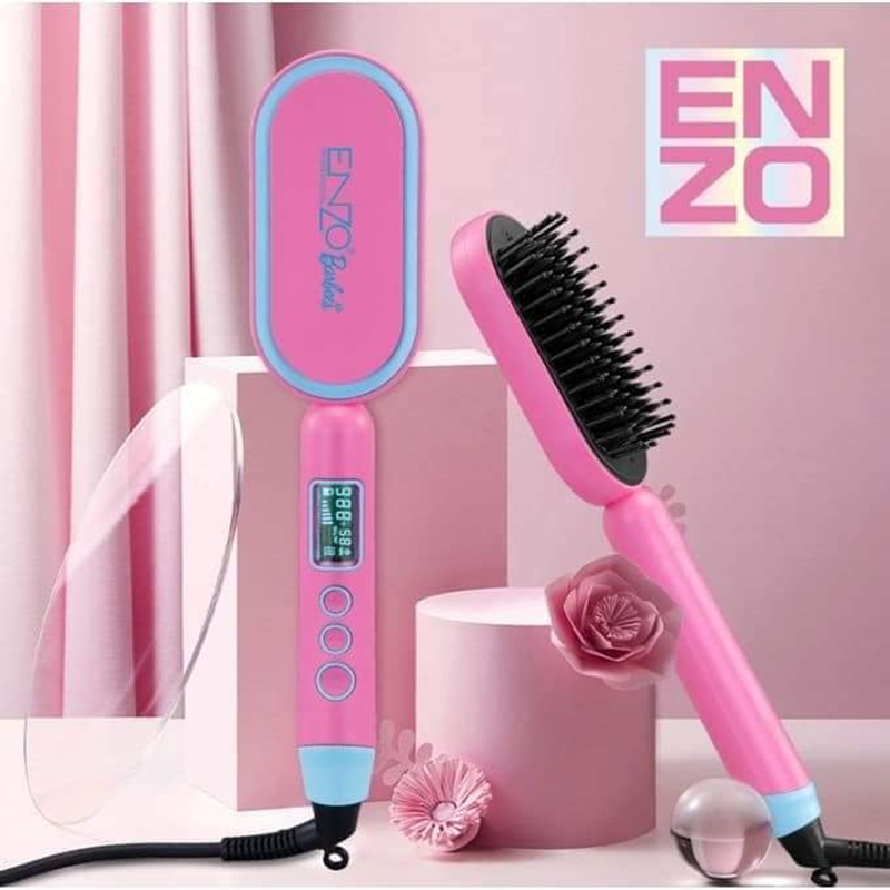 Enzo EN-4102B Hair Straightening Comb/Brush