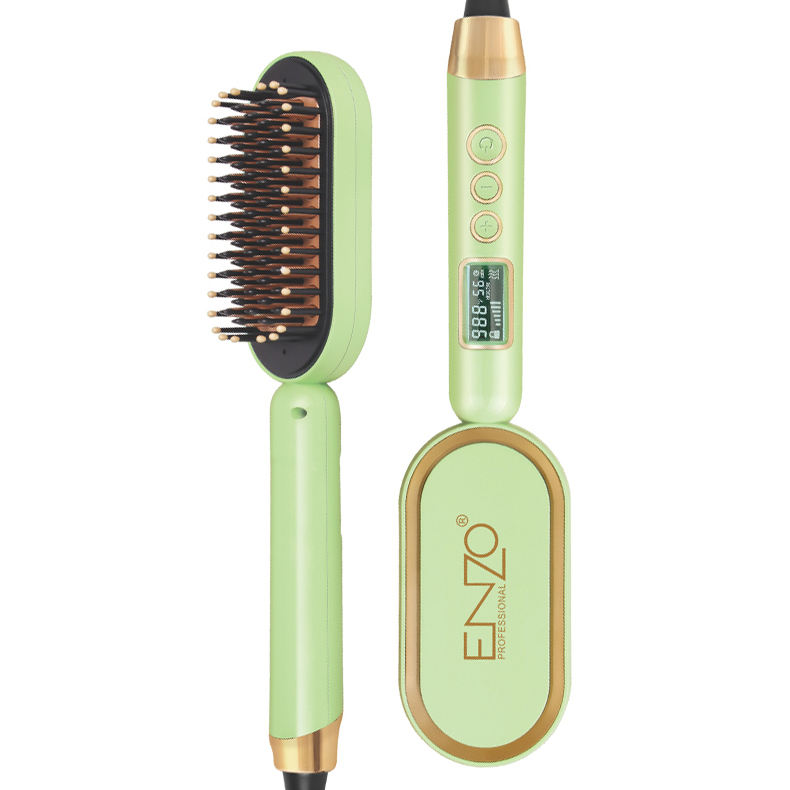 ENZO EN-4102S New Professional Hair Straightening Comb – Quick Heating