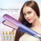 EnzoEN - 3116 Nano Ceramic Hair Straightener (includes 4 bottles of smoothing essence)