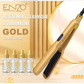 Enzo EN-3982 Professional Gold Hair Straightener: Luxurious design, ceramic coating, the ideal choice for professional hairstylists.