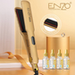 Enzo EN-3982 Professional Gold Hair Straightener: Luxurious design, ceramic coating, the ideal choice for professional hairstylists.