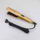 Enzo EN-3982 Professional Gold Hair Straightener: Luxurious design, ceramic coating, the ideal choice for professional hairstylists.