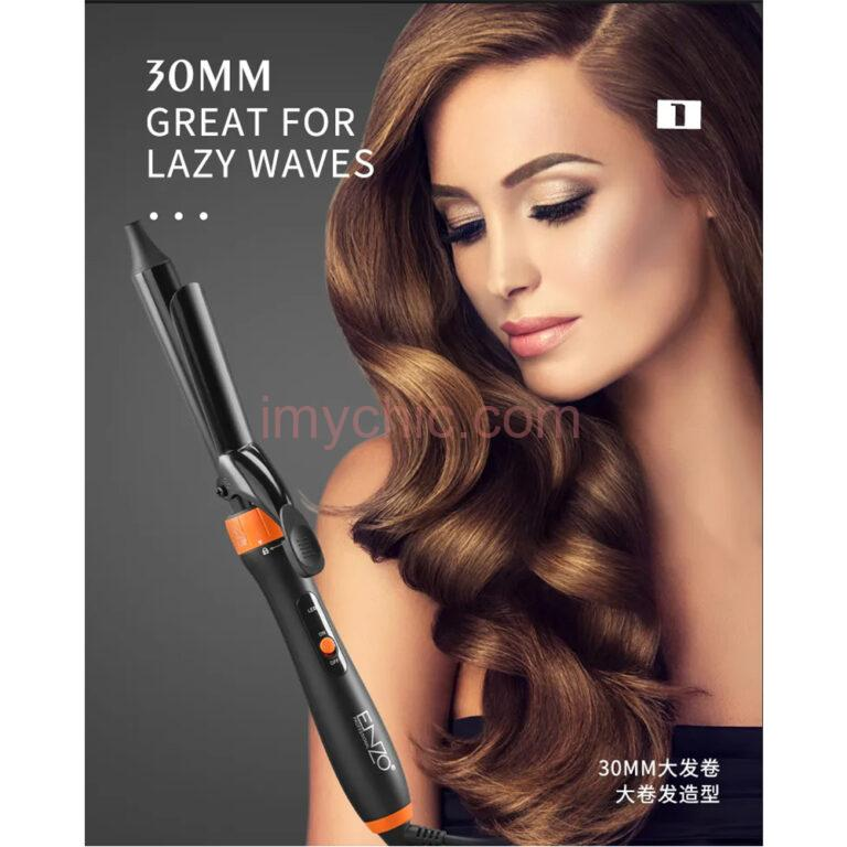 ENZOEN-9114 Ceramic Electric Curling Iron, 3-in-1 with Replaceable Curling Tools