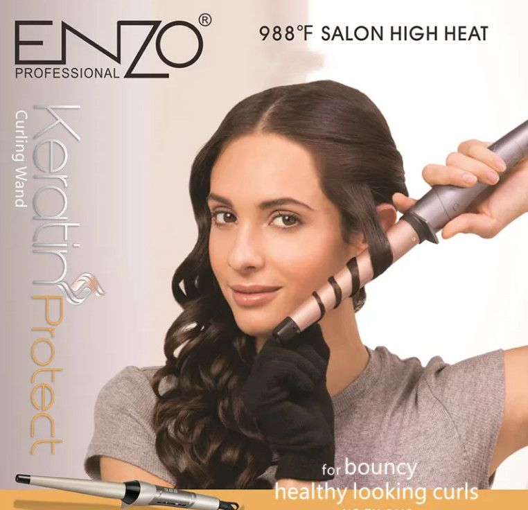 ENZO EN-9112 Professional Fast Heating Curling Iron.