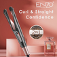 ENZOEN-1999[606] 2-in-1 Straightener & Curling Iron with Spiral Curling Styling