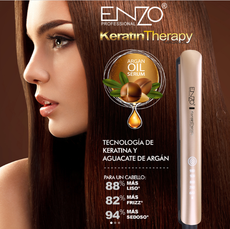 ENZOEN-3980 Keratin Straightener, maximum temperature 980 degrees Fahrenheit