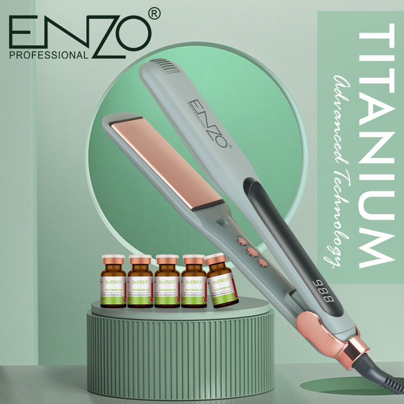 The ENZO EN-2411 electric hair straightener is an excellent hair styling device.