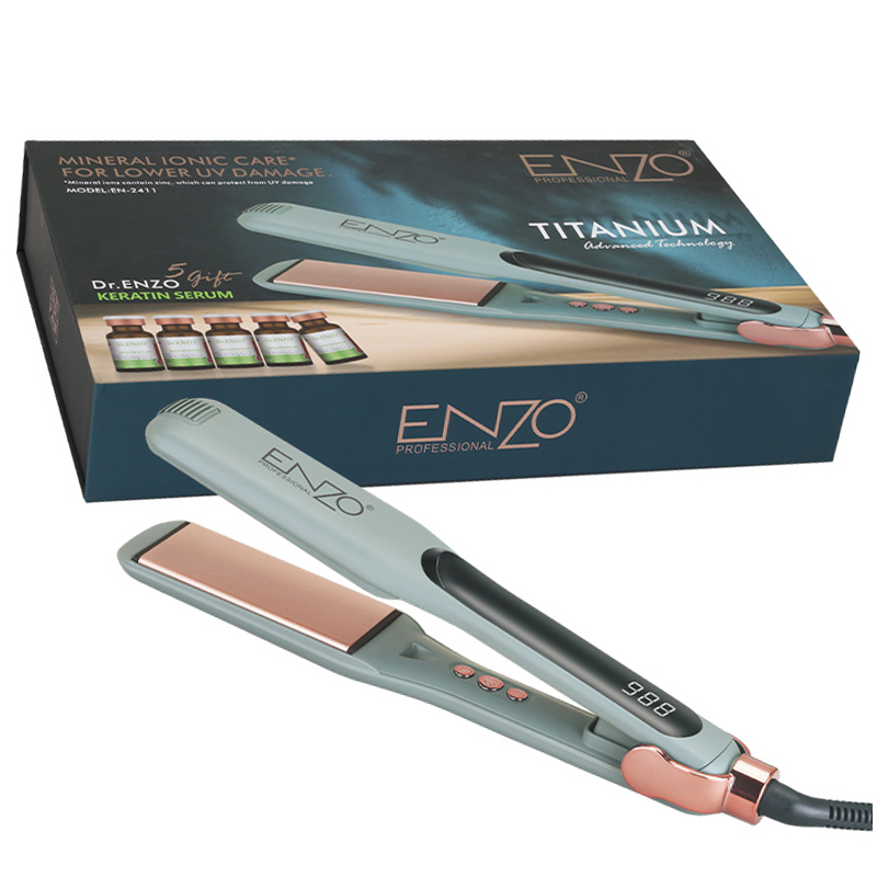 The ENZO EN-2411 electric hair straightener is an excellent hair styling device.
