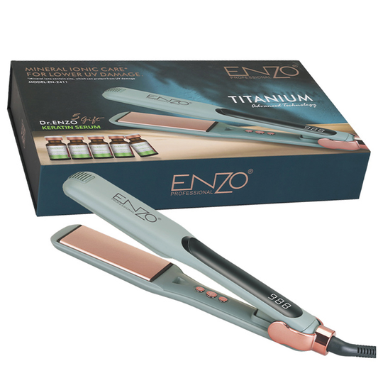 The ENZO EN-2411 electric hair straightener is an excellent hair styling device.