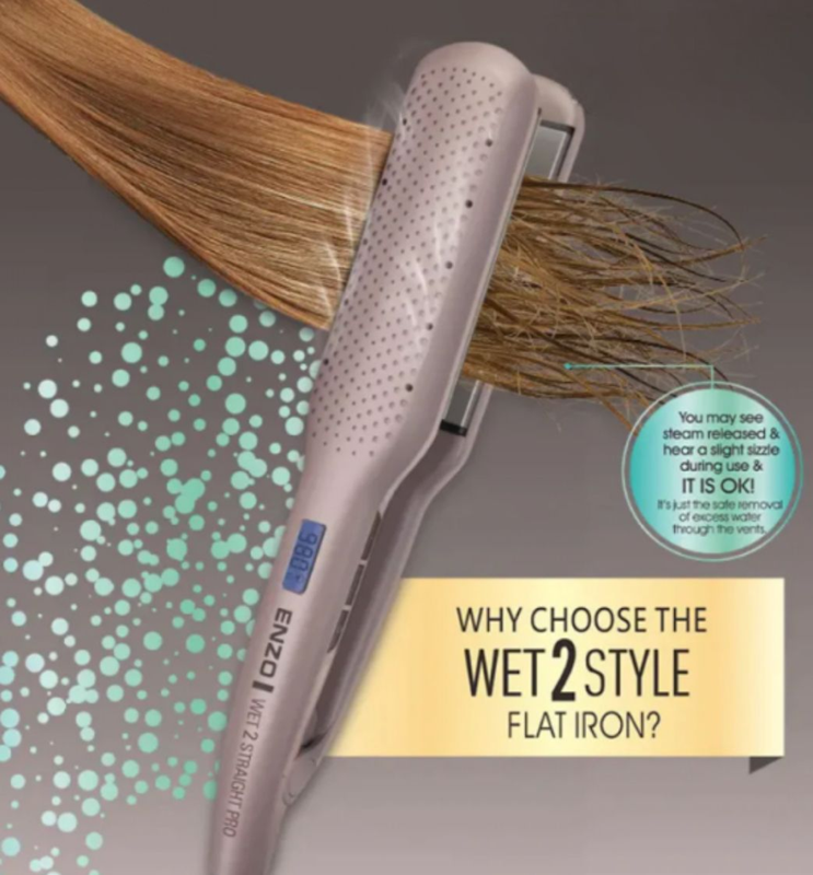 Enzo EN-1293 Wet Hair Straightener