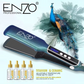 Enzo EN-3983 Peacock Blue Titanium Ceramic Hair Straightener